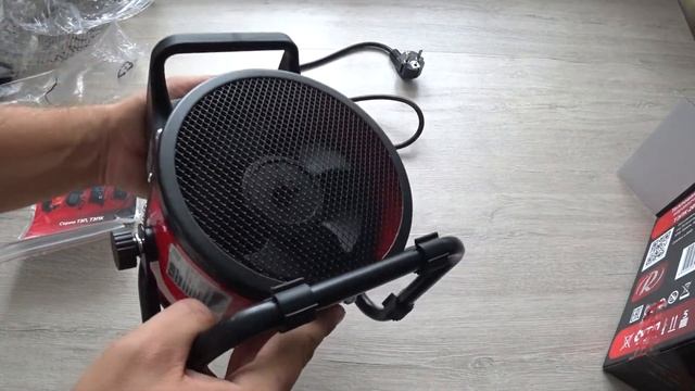 Распаковка ветродуйки Тепловая пушка Ресанта ТЭПК-2000K смотреть онлайн