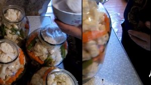 ?Маринованная Цветная Капуста с Огурцами ?на зиму?