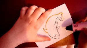 3 d ручкой-дельфин своими руками