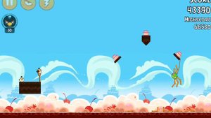 Angry Birds-Birdday Party Cake 6 Level-4 Three Star Walkthrough