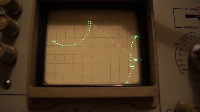 "Bad Apple!!" на осциллографе C1-65A смотреть онлайн