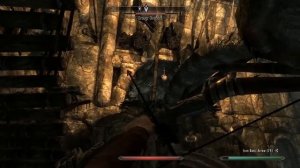 Druagr Overlord beaten by a lvl 1 (TES V: Skyrim)