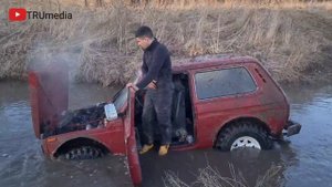 off-road утопили Ниву словили гидроудар Нива 4×4