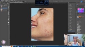 Photoshop CC - Ретушь кожи лица.