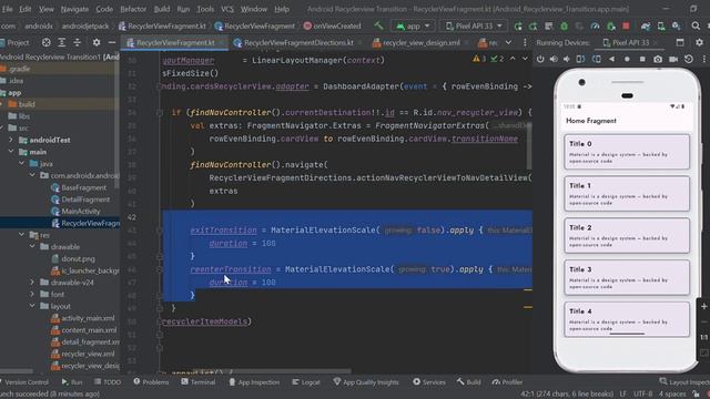 RecyclerView Navigation transitions in Android Navigation Architecture Component смотреть онлайн