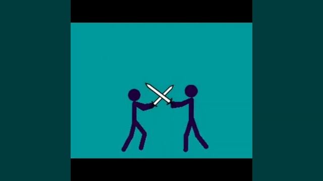Рисуем мультфильмы 2 обычный бой стикманов на мечах смотреть онлайн