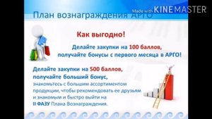 План ВОЗНАГРАЖДЕНИЯ АРГО