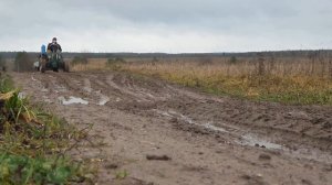 Самодельный Мини Трактор 4х4 работа полного привода
