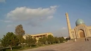 Uzbekistan  Tashkent  Khast Imom  Vistas desde la plaza Barakhon madrasa  2015