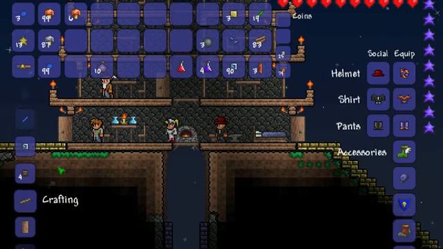 Terraria 1.0.5 Update! Position/Armour/Weapons and Monsters смотреть онлайн