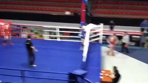 Финальный бой на первенстве Дагестана по тайскому боксу