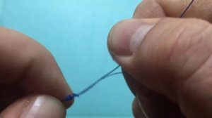 Как привязать маленький крючок / how to tie a small hook