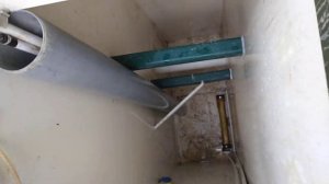 Ремонт перегородки септика Топас 8 . Конец работы