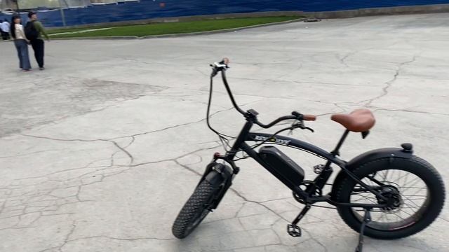 Тест электрофэтбайка Revolve в Новосибирске. Электровелосипед чоппер с мотором Bafang 750W смотреть онлайн