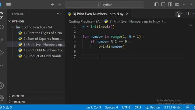 Coding Practice - 9A | Python | CCBP 4.0 | Newly Added Questions