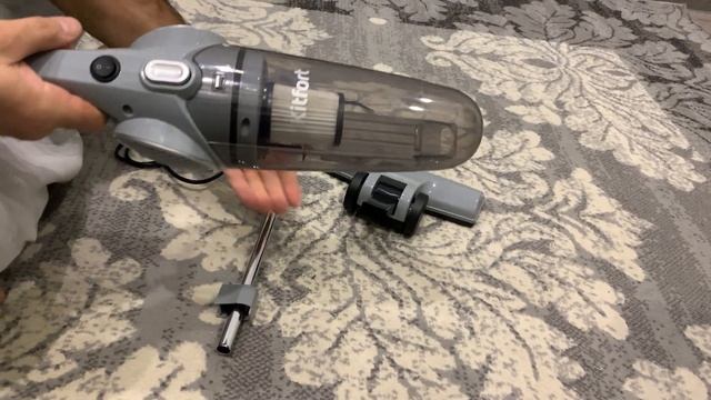 Вертикальный пылесос Kitfort KT-509 обзор смотреть онлайн