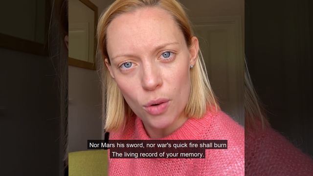 Sonnet 55 | Lucy Phelps | Sonnets In Solitude смотреть онлайн