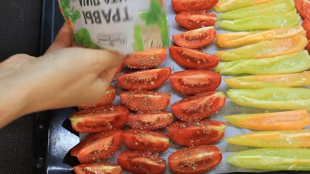 ВЯЛЕНЫЕ ПОМИДОРЫ и ВЯЛЕНЫЙ ПЕРЕЦ ☆ Как приготовить вяленые томаты и перцы на зиму в домашней духовк