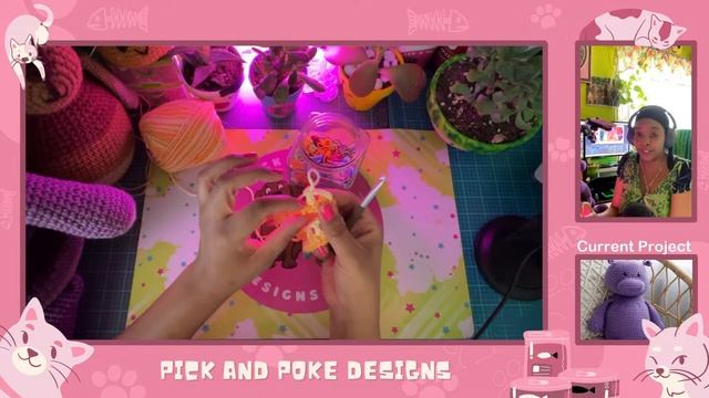 July 8  2023 Crochet Livestream Chat ? Hippo Amigurumi WIP