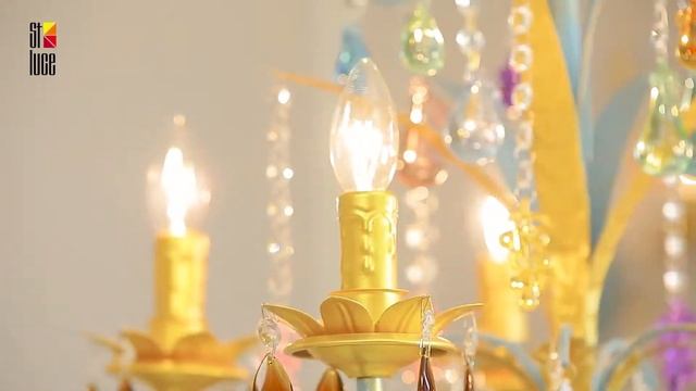 Подвесная люстра ST Luce Joanna SL426.763.05 - обзор от ВамСвет смотреть онлайн