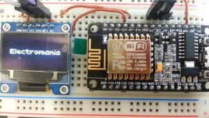 ESP8266 ESP-12E nodemcu V1.0 OLED Display SPI mode using U8Glib