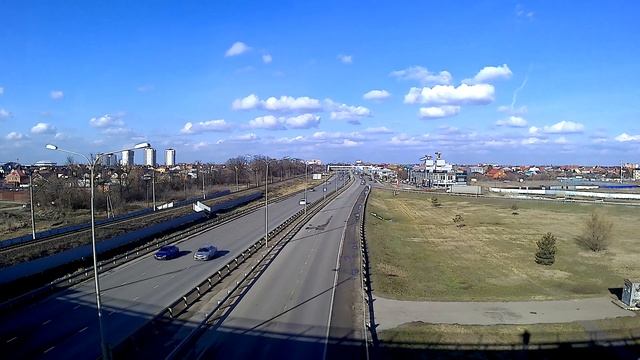 Въезд в Краснодар. Ростовское шоссе