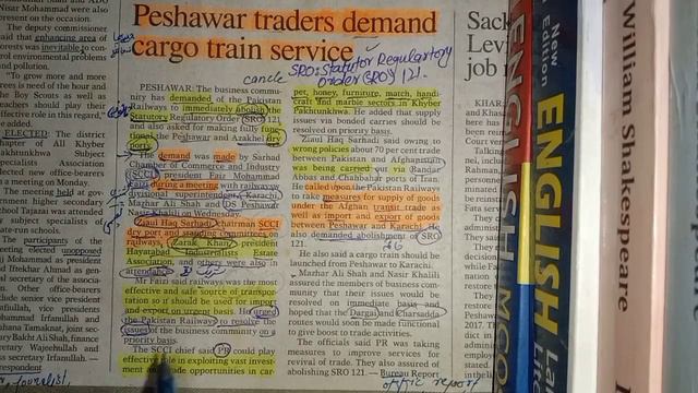 How to read DawnNewsPaper and learn advanced English vocabulary through DawnNewsPaper's Article ?
