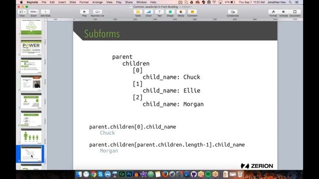 Common JavaScript in Form Building