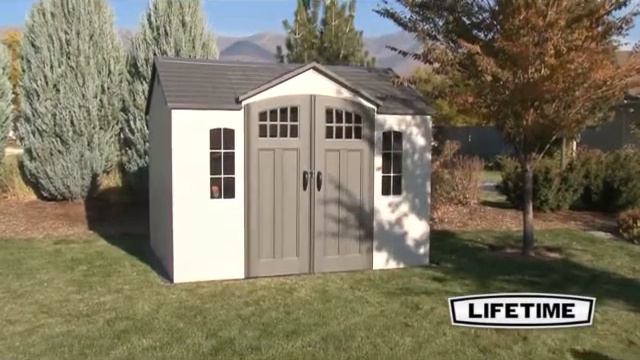 Lifetime 60106 8x10 Plastic Garden Storage Shed смотреть онлайн