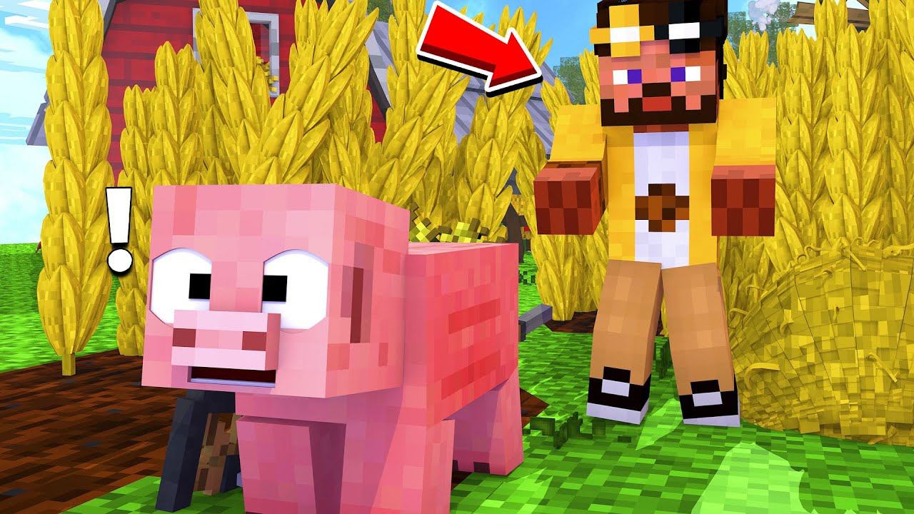 ч.06 СВИНКА В ОПАСНОСТИ!! Я БЫЛ РАССЕКРЕЧЕН!! Minecraft Farm Hunt смотреть онлайн