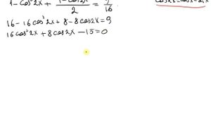 Решите уравнение: sin22x + sin2x = 9/16.