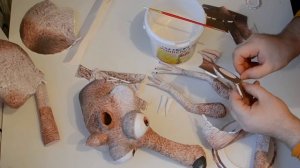 Белка из ледникового периода (бумажное моделирование).