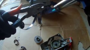 Ремонт пружины бензопилы Интерскол ПЦБ