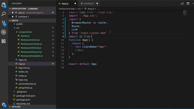 Reactjs Project Part-2 | Setup Routing | Setting up React Router on Your Project | Reactjs Project