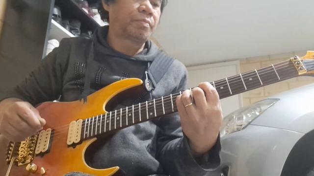 Ill be Over You, solo and outro cover using Ibanez Rg420 смотреть онлайн