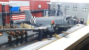 ЛЕГО ДИОРАМА: самолет Douglas C-47.Custom BrickMania . LEGO самоделка