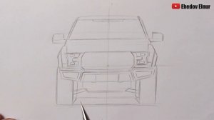 Как нарисовать машину Ford Raptor | Ehedov Elnur