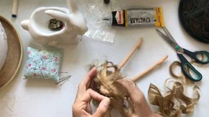 Волосы для куклы, быстрый МК
