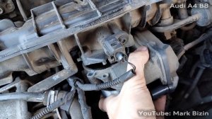 Очистка и адаптация дроссельной заслонки 1.8 TFSI Audi A4 B8 Cleaning and adaptation the throttle