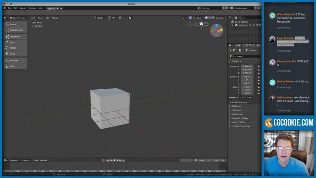 Getting Started in Blender using 2.8 - BC1-1808 - Week 1 смотреть онлайн