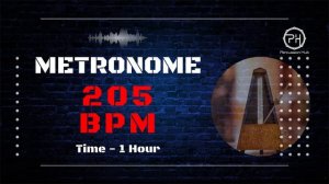 205 BPM Metronome | 1 Hour