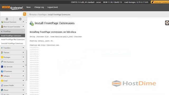 Cómo instalar las funciones FrontPage (Extensiones) en WHM - Hostdime Colombia смотреть онлайн