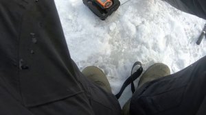 Рыбалка на судака на снегоходах на водохранилище. Судачья блесна выручает.