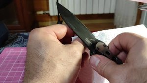 Заточный курьëз ?с моим ножом  Kershaw Junkyard Dog ( помойный пес)