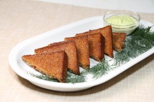 Чесночные гренки_Гренки с чесноком_Закуска к пиву_Чесночный соус.