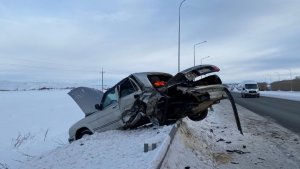 Три человека пострадали в ДТП с Lada Largus и «Волгой» в Башкирии