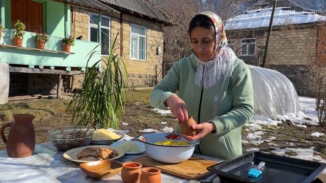 Деревенская жизнь азербайджанская кухня