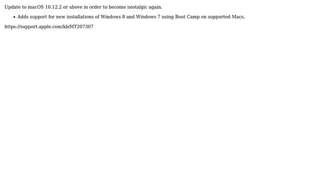 Apple: How do I install Windows 7 on a MacBook Pro running OS X Sierra? 4 Solutions!!