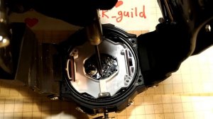 Как снять корону/заводную головку с часов Casio G-Shock (fake)
