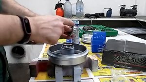 DAEWOO MATIZ Установка, замена задних подшипников в тормозные барабаны.